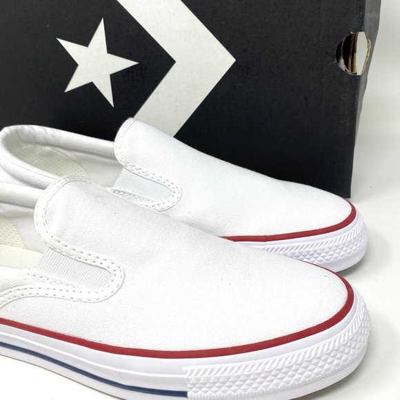 Converse Women Size 167940F CTAS BOULE GORE SLIP ON White Canvas Low Top Sneaker - Picture 8 of 11